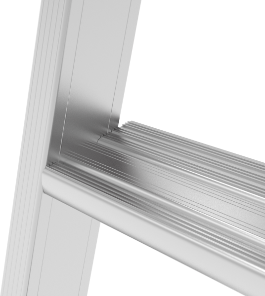 Лестница-трансформер профессиональная 4x3 развальцованных ступеней с помостом ширина 800 мм NV3336 Новая высота 3336403