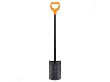 Лопата штыковая с закругл.лезвием FISKARS Solid