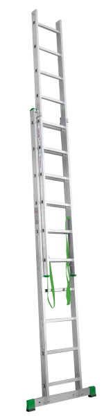 Лестница алюминиевая двухсекционная 2x10 ступеней NV2220 Новая высота 2220210