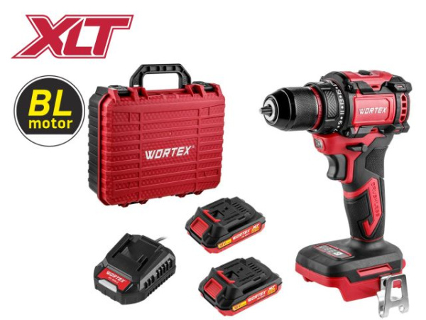 Аккумуляторный дрель-шуруповерт WORTEX BD 2025 DLi в чем. ALL1 XLT БЕСЩЕТ, 18 В, 50 Н*м, 2х2 А*ч, БЗП 10 мм 
