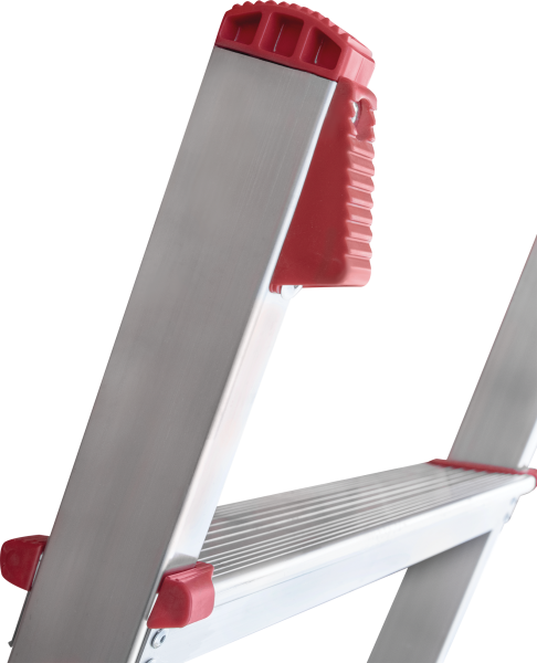 Лестница профессиональная алюминиевая односекционная 6 ступеней 80 мм NV3211 Новая высота 3211106