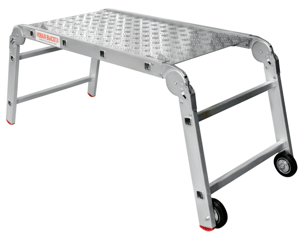 Рабочие подмости профессиональные 2x4x2 ступени с алюминиевым помостом NV3341 Новая высота 3341242