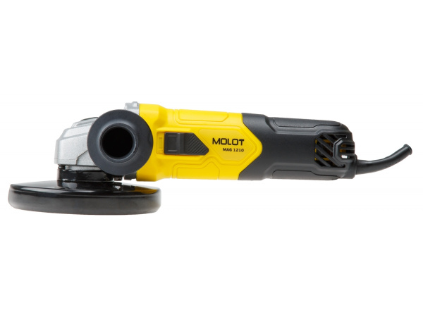 Одноручная углошлифмашина MOLOT MAG 1210 в кор. (1000 Вт, диск 125х22 мм)