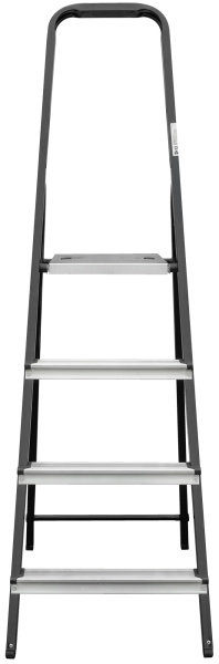 Стремянка алюминий-сталь 4 ступени NV1130 Новая высота 1130104-011 черная