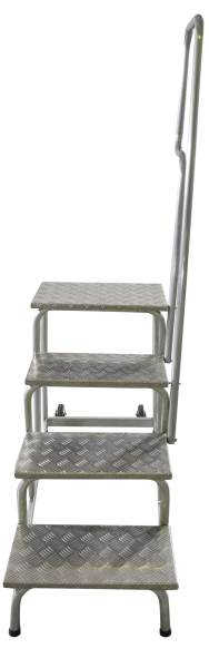 Подставка монтажная профессиональная с 4 широкими ступенями 240 мм и поручнем NV3711 Новая высота 3711104