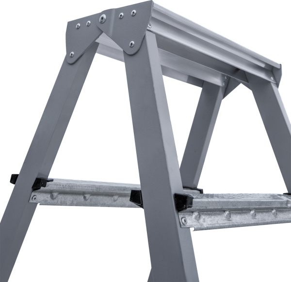 Стремянка стальная двухсторонняя 2x5 ступеней NV1160 Новая высота 1160205