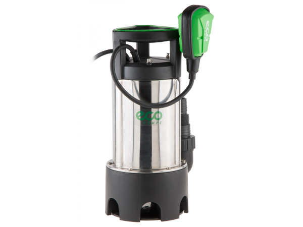 Насос погружной для загрязненной воды, нерж. ECO DI-903, 900Вт (900 Вт, 14500 л/ч, 9 м)