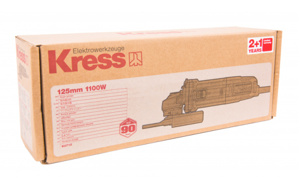 Углошлифовальная машина Kress KU712, 1100Вт, 125мм