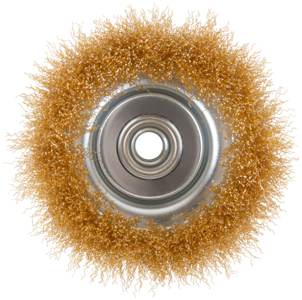 125 мм Щетка для УШМ «Чашка» латунь Cutop Profi 82-896