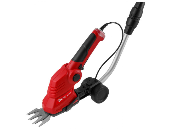 Аккум. ножницы садовые WORTEX SG 4015 в кор. + насадка-кусторез (3.6 В, 1 акк., 