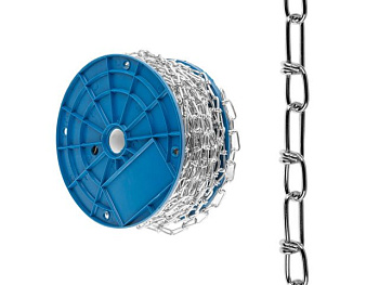 М2 Цепь витая оцинк. DIN 5686 (бухта 30 м)