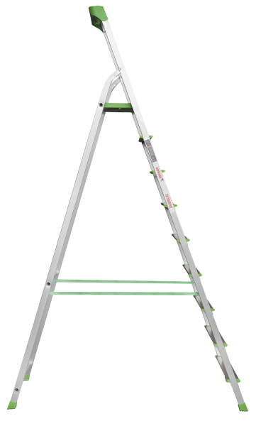 Стремянка алюминиевая 9 ступеней с органайзером NV2115 Новая высота 2115109