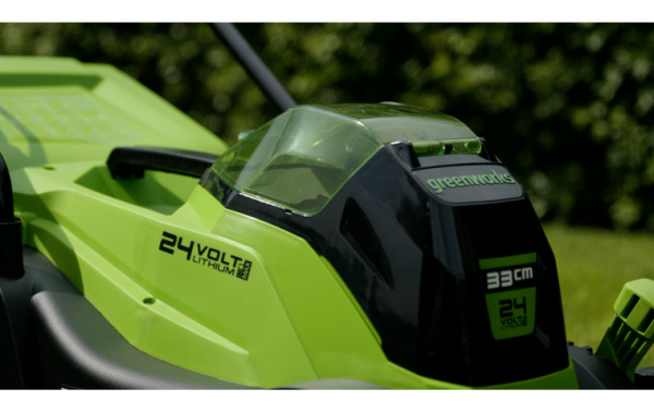 Газонокосилка аккумуляторная Greenworks GD24LM33 33см 24В