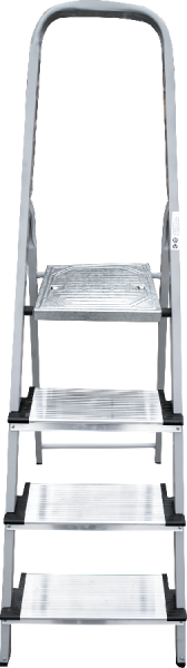 Стремянка алюминий-сталь 4 ступени 130 мм NV1137 Новая высота 1137104