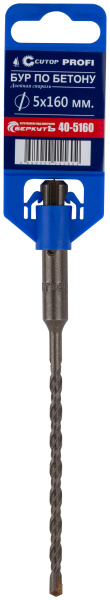 5x100/160 мм Бур по бетону SDS-plus Cutop Profi 40-5160