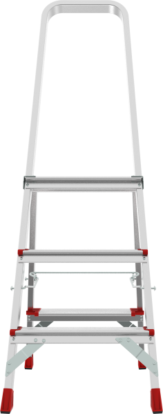 Стремянка профессиональная алюминиевая 3 ступени с большой площадкой NV3130 Новая высота 3130103