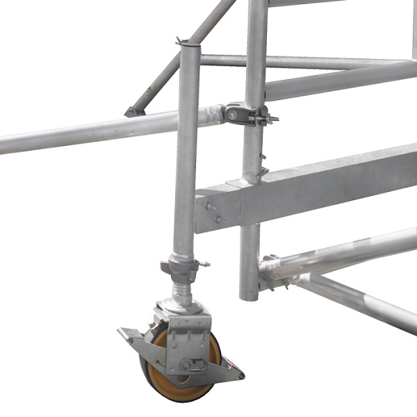 Вышка-тура сварная высота до помоста 12,5 м площадка 1,5х3,0 м с траверсой NV74612 Новая высота 7461214