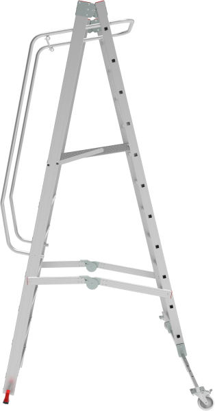 Передвижная складная лестница-стремянка с платформой 7 ступеней NV3541 Новая высота 3541107