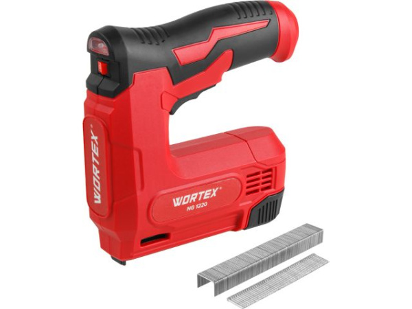 Аккумуляторный гвоздезабиватель WORTEX NG 1220 в кор. 3.6 В, 70 скоб/гвоздей в мин.