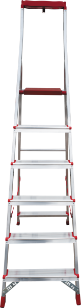Стремянка профессиональная алюминиевая 6 ступеней органайзер NV3115 Новая высота 3115106