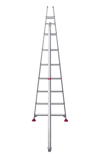 Стремянка алюминиевая садовая  8 ступеней NV3191 Новая высота 3191108