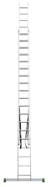 Лестница алюминиевая двухсекционная 2x19 ступеней NV2220 Новая высота 2220219