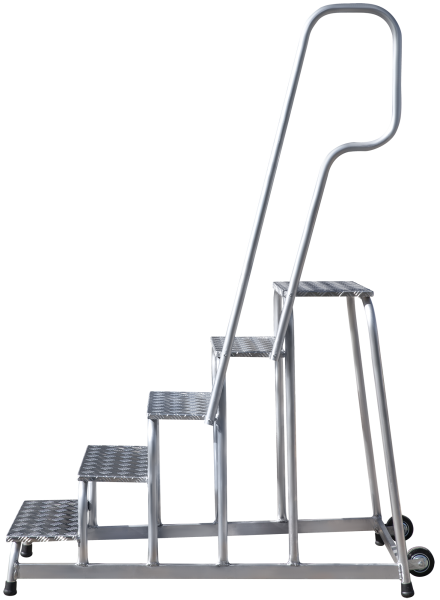 Подставка монтажная профессиональная с 5 широкими ступенями 240 мм и поручнем NV3711 Новая высота 3711105
