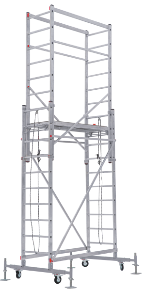 Вышка-тура профессиональная телескопическая тросовая NV3480 Новая высота 3480410
