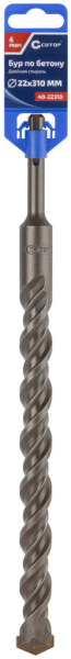 22x250/310 мм Бур по бетону SDS-plus Cutop Profi 40-22310