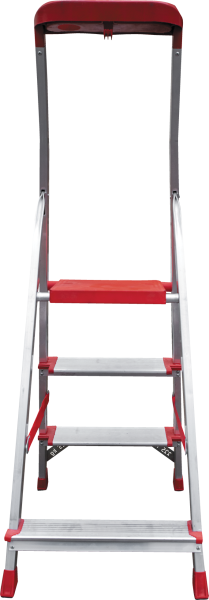 Стремянка профессиональная алюминиевая 3 ступени 130 мм органайзер NV3118 Новая высота 3118103