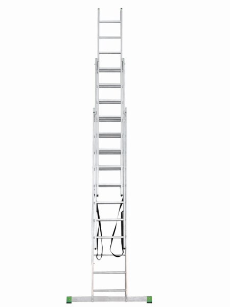 Лестница алюминиевая трехсекционная 3х11 ступеней NV223 Новая высота 2230311