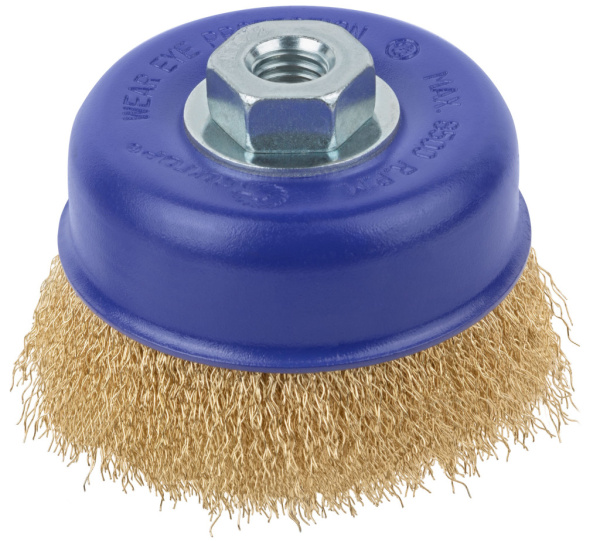 100 мм Щетка для УШМ «Чашка» латунь Cutop Profi 82-895