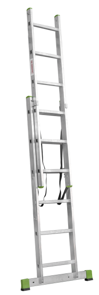 Лестница алюминиевая двухсекционная 2x6 ступеней NV2220 Новая высота 2220206