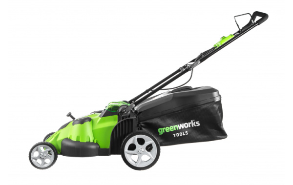 Газонокосилка аккумуляторная Greenworks G40LM49DB TwinForce 49см 40В