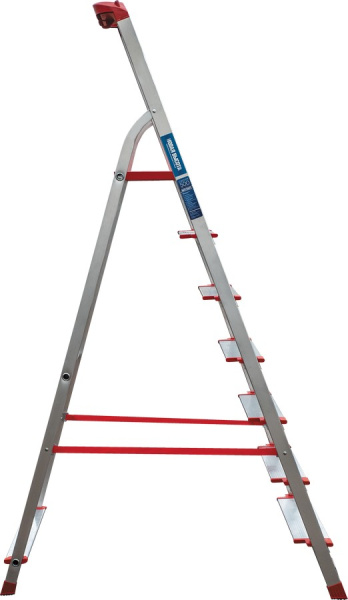 Стремянка профессиональная алюминиевая 7 ступеней 130 мм органайзер NV3118 Новая высота 3118107