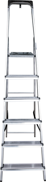 Стремянка алюминиевая 6 ступенией с органайзером NV1115 Новая высота 1115106