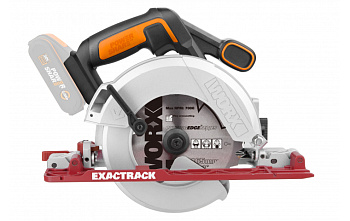Циркулярная пила аккумуляторная WORX WX530.9, 20В, без АКБ и ЗУ