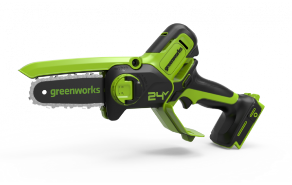 Мини-пила цепная аккумуляторная Greenworks GD24CSMNX 24В