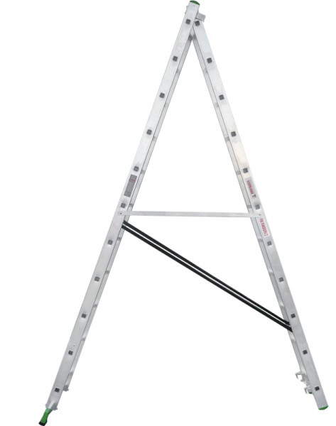 Лестница алюминиевая двухсекционная 2x11 ступеней NV2220 Новая высота 2220211