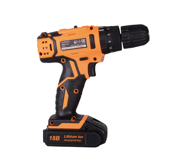 Дрель-шуруповерт аккумуляторная ударная ДА-18Л-2кУ (2,0 А/ч) Вихрь
