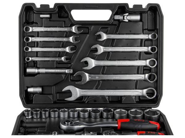 Набор головок и ключей 82пр. 1/4",1/2" PRO STARTUL STUTTGART (PRO-082S) (6 граней)