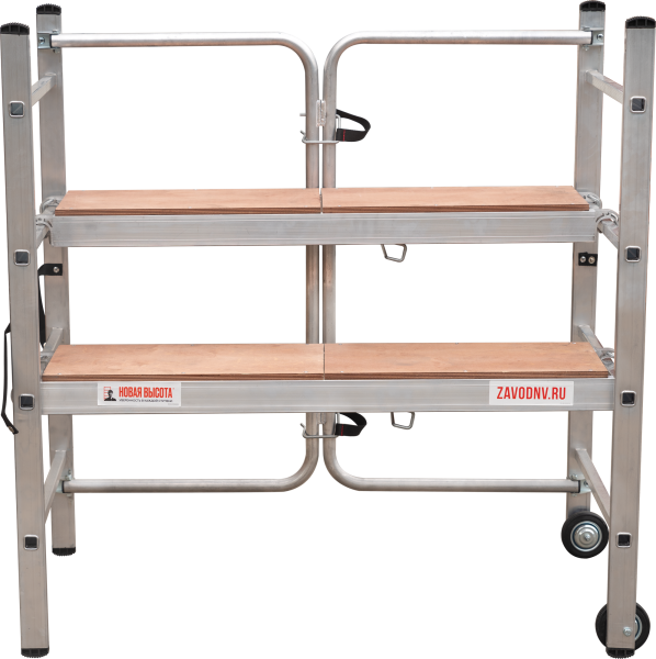 Вышка-тура складная компактная с рабочей высотой 2,8 м Новая высота 1460204