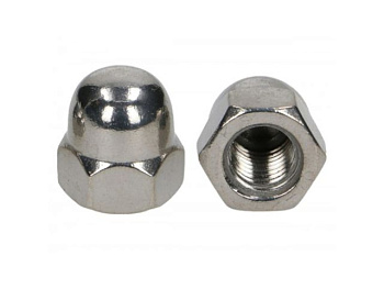 М8 Гайка колпачковая нерж. сталь DIN1587 (200 шт.)