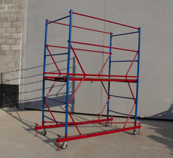 Вышка-тура ВСП стальная 1+1 высота до помоста 1,4 м площадка 1,2x2 м