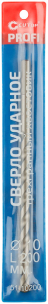 10x150/200 мм Сверло по бетону ударное Cutop Profi 51-10200