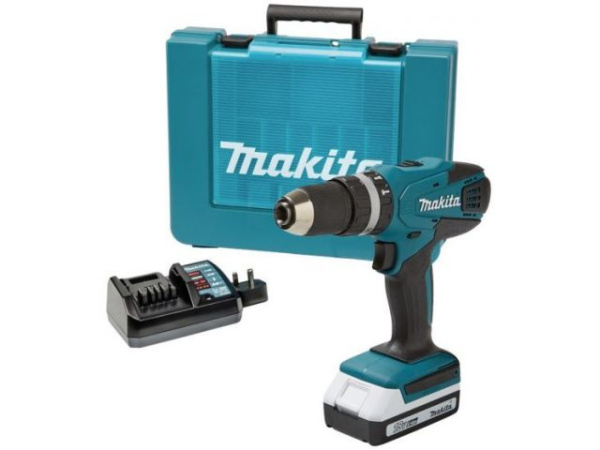 Аккумуляторная ударная дрель-шуруповерт MAKITA HP 457 DW в чем. 