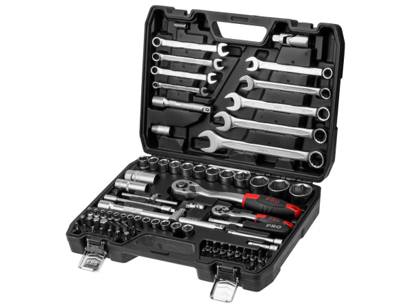 Набор головок и ключей 82пр. 1/4",1/2" PRO STARTUL STUTTGART (PRO-082S) (6 граней)
