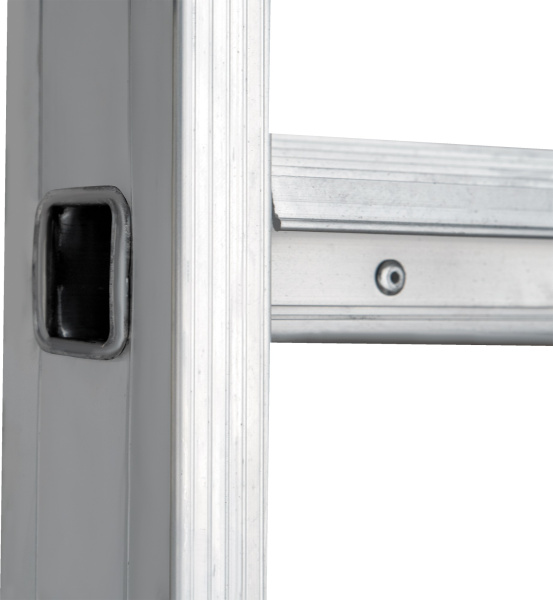 Лестница профессиональная 8 ступеней с зацепами NV3215 Новая высота 3215108