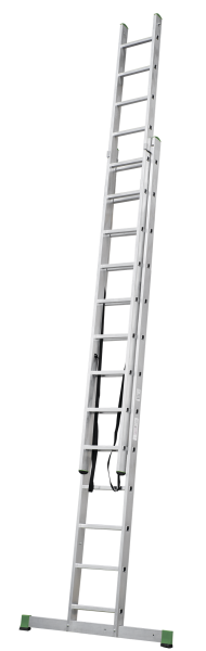 Лестница алюминиевая двухсекционная 2x13 ступеней NV2220 Новая высота 2220213