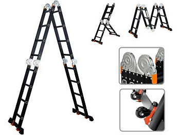 Лестница-трансформер 4х4 ступени BLACK LINE STARTUL ST9930-04